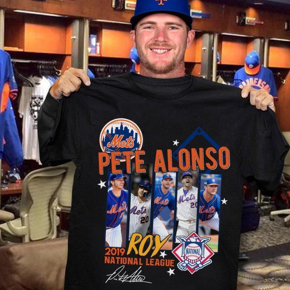 New York Mets Pete Alonso Signature Baseball Fan Unisex T-Shirt